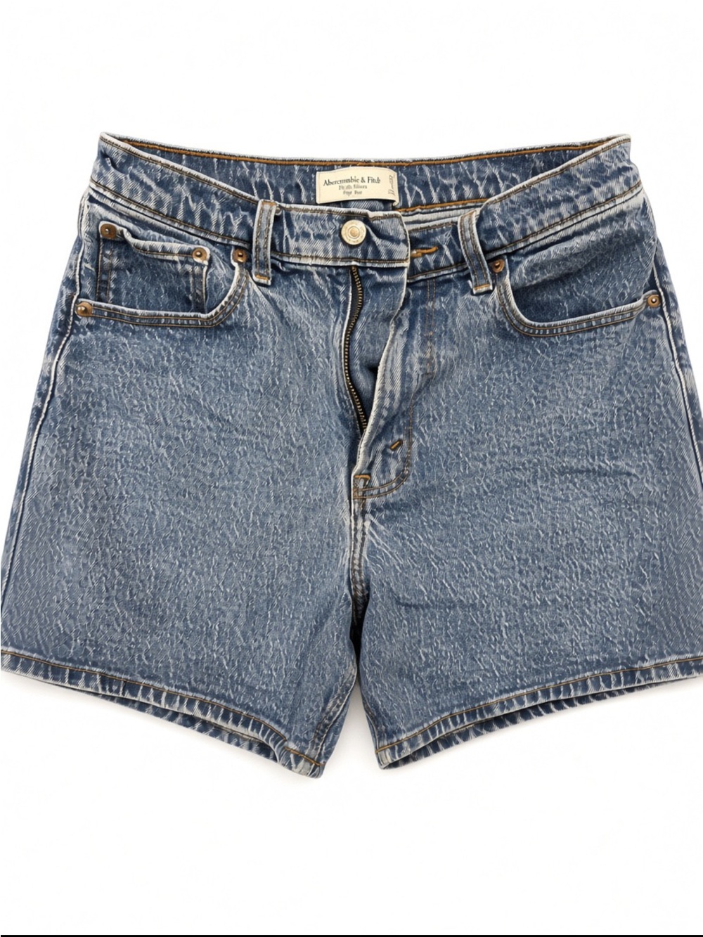 Abercrombie & Fitch Distressed Blue Denim Women's Shorts